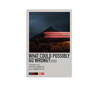 Dominic Fike What Could Possibly Go Wrong Anti Splash Art Posters Living Room And Bedroom Hanging Paintings Suitable for Multiple Scenarios No Need for Punching Easy to Install Suitable for Gifts And