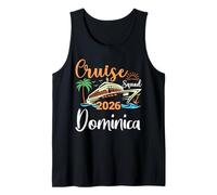 Dominica Cruise Squad 2026 Family Holiday Matching Tank Top