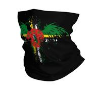 Dominica Dominica Eagle Flag Men Women Bandana Soft Neck Warmer Warm Face Covering Scarf For Hiking Winter Running Walking