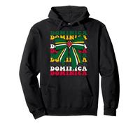 Dominica Dominican Pride Coquette Bow Flag Pullover Hoodie