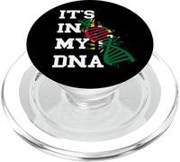 Dominica Flag It's In My DNA Molecule Dominican Pride PopSockets PopGrip for MagSafe