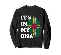 Dominica Flag It's In My DNA Thumbmark Dominican Roots Sweatshirt
