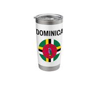 Dominica Flag Modern Stainless Steel Insulated Tumbler