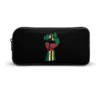 Dominica Flag Nation Spirit Small Pencil Case Large Capacity Pen Bag Aesthetic Makeup Pouch Office Stationery Organizer 22 * 12 * 5cm
