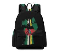 Dominica Flag Nation Spirit Travel Backpack for Laptop Casual Daypack Heavyduty Bag for Camping Work