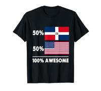 Dominican American 100% Awesome T-Shirt