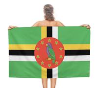 Dominican Flag Beach Towel Oversized Lightweight Bath Towels Quick Dry Sand Free Towels for Travel Sports