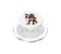Dominican Flag Dinosaur Roots T-Rex Pride Dominican Republic PopSockets PopGrip for MagSafe