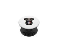 Dominican Flag Heart Heritage Elephant Dominican Republic PopSockets Adhesive PopGrip