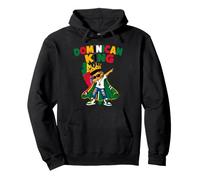 Dominican King Pride Republic Flag Crown Caribbean Culture Pullover Hoodie