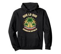 Dominican Pride Que Lo Que Dominican Republic Vintage Pullover Hoodie