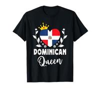Dominican Queen Dominican Republic Flag Dominican Woman T-Shirt