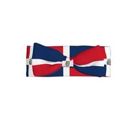 Dominican Republic All-over printed baby bow headband matches any outfit for babies, toddlers and kids