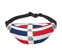 Dominican Republic Boys large waist bag, travel crossbody waist bag, suitable for enjoying sports, running, cycling, travel, fishing