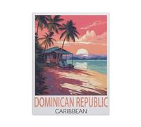 Dominican Republic Caribbean ,Jigsaw Puzzles for Adults 1000 Piece, Classic Puzzle Teens Boys Girls Puzzles Sturdy Tight Fitting Pieces,Letters On Back for Ideal Challenging And Gift(50x70cm)-AJ8
