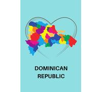 Dominican Republic: Colorful Lined Composition Notebook / Dominican Republic Map Journal Gift, 120 Pages, 6" x 9", Matte Finish
