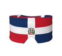 Dominican Republic Double-Sided Printed Eye mask, Soft and Light-Blocking, Suitable for Travel and Home