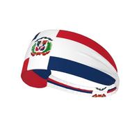 Dominican Republic Elastic Exercise Headband for Women & Men