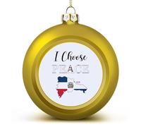 Dominican Republic Flag Christmas Balls Ornaments,National Flag Keepsake,Golden Dominican Republic Hanging Ornaments Balls for Christmas Trees Merry Christmas Baubles New Year Gifts