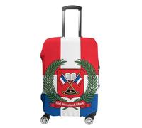 Dominican Republic Flag Custom Suitcase Cover Washable Travel Luggage Protector Case