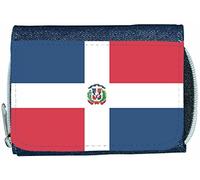 Dominican Republic Flag Denim Wallet