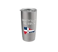 Dominican Republic Flag Destination Pride Stainless Steel Insulated Tumbler