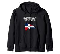 Dominican Republic Flag Destination Pride Zip Hoodie