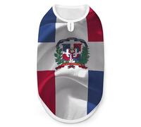 Dominican Republic Flag Dog and Cat Clothes Summer T-Shirt Graphic Vest Sleeveless Pet Tank Top