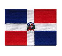 Dominican Republic Flag Embroidered Patch Caribbean Iron-On National Emblem