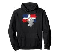 Dominican Republic Flag Güira Merengue Music Lover's DR Pullover Hoodie