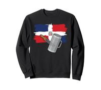 Dominican Republic Flag Güira Merengue Music Lover's DR Sweatshirt