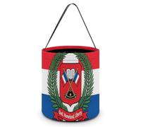 Dominican Republic Flag Halloween Tricking Or Treating Bag
