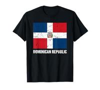Dominican Republic Flag Pride Vintage T-Shirt
