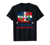 Dominican Republic Flag Pride Vintage T-Shirt