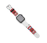 Dominican Republic Flag Silicone Smartwatch Replacement Bands Compatible with IWatch Wristbands Strap