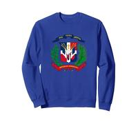 Dominican Republic Flag Sweatshirt, Adult Unisex, Royal Blue, XL