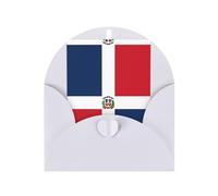 Dominican Republic Greeting card, blank inner page, includes envelope, 10cm x 15cm.