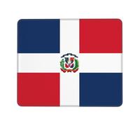 Dominican Republic Horizontal Mouse Pad 7 x 8.6 in Fully Printed Design Suitable for Office Study and Gaming