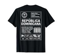Dominican Republic Industrial Style Product Label T-Shirt