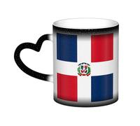 Dominican republic men's and women's fun gift magic morphing mugs 11 oz ceramic thermal cue coffee mugs
