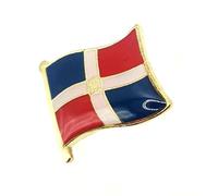 Dominican Republic Metal Country Flag Pin Badge