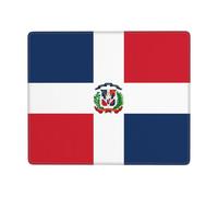 Dominican Republic - Mouse Pad,Non-Slip Rubber Base Durable Stitched Edges Computer Mousepad for Gaming Home Office Wireless Mouse 9.4"x7.9"