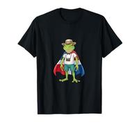 Dominican Republic Pride Frog Flag Cape Traveler T-Shirt