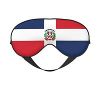 Dominican Republic Prints Double-Sided Eye Mask Adjustable Design Light-Blocking and Breathable Suitable for Rest and Travel.