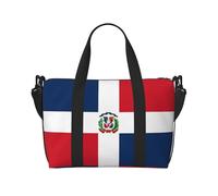 Dominican Republic Travel Duffle Bag-Lightweight Carry On Weekender for Men Women, Waterproof Overnight Bag for Gym Weekend Trips