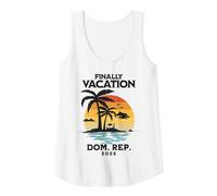 Dominican Republic Vacation 2026 Republica Dominicana Tank Top, Women, White, Medium