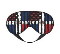 Dominican Roots American Pride Flag Eye Mask Sleep Mask Light BlockBlindfold Night Eyes Cover Soft Pressure-Free Eyeshade with Elastic Strap for Home Travel Office Nap Yoga