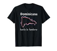 Dominicana Ke Lo Ke Dominican Republic Flag Hasta La Tambora T-Shirt