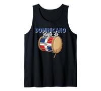 Dominicano Hasta La Tambora Dominican Flag DR Pide Latino Tank Top