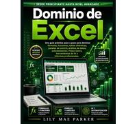 Dominio de Excel: Una guía práctica paso a paso para dominar fórmulas, funciones, tablas dinámicas, paneles de control, análisis de datos, ... herramientas de IA e informes profesionales.